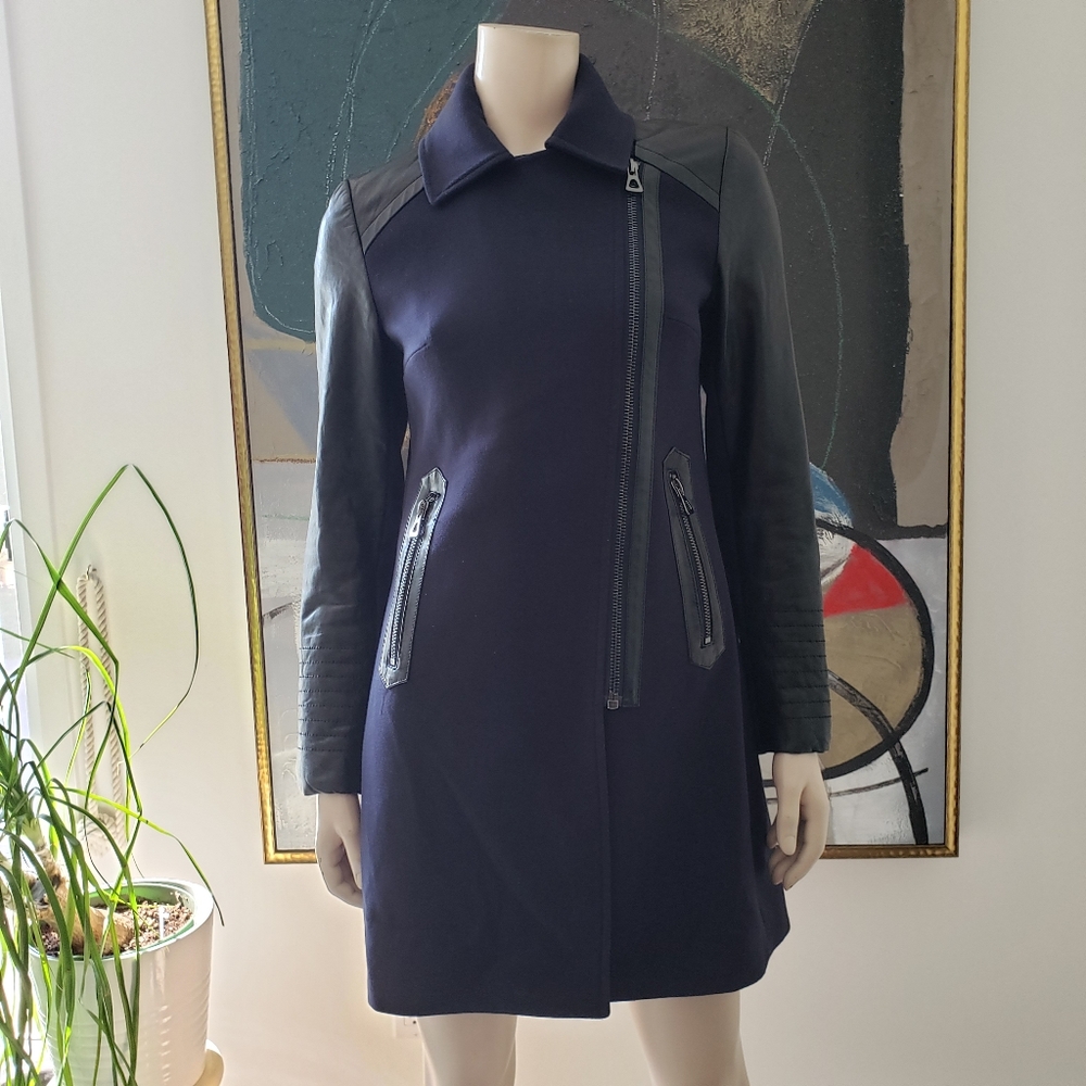 Sandra Angelozzi | Mix Media Asymmetrical Coat